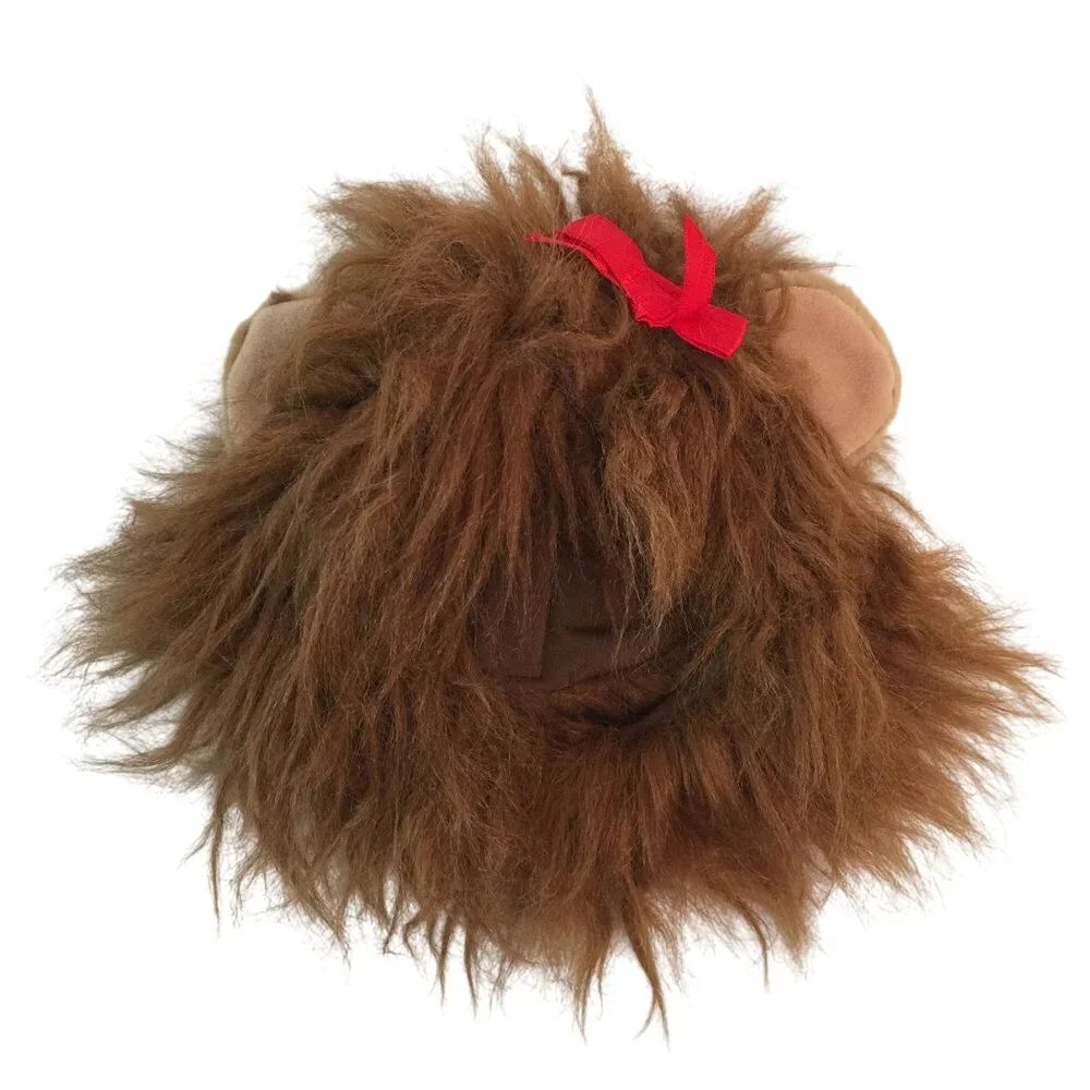 Build A Bear Clothes Wizard of Oz Cowardly Lion Costume w/Hood and Courage Badge